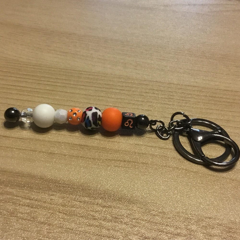 Colorful Beaded Keychain